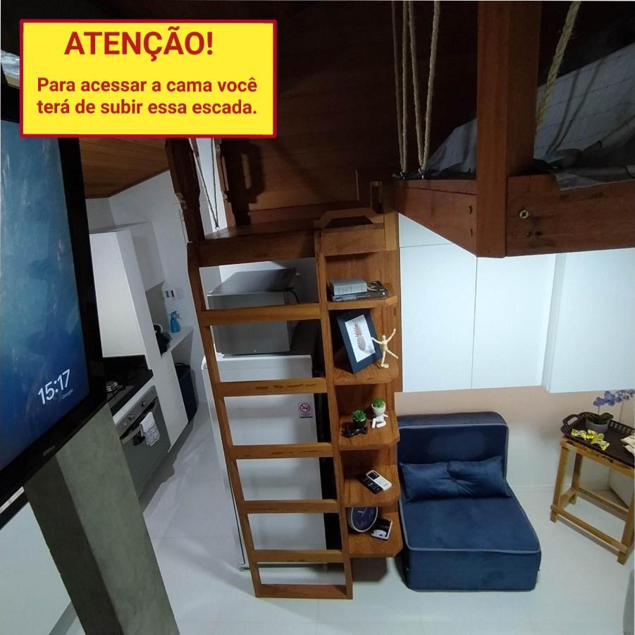 Apartment Loft Encantador D - 8 Km De Floripa *